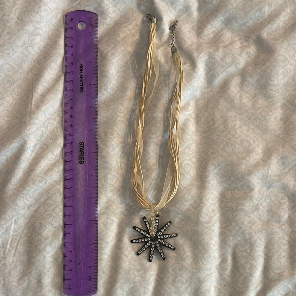 Elegant Gold and Silver Western Spur Necklace